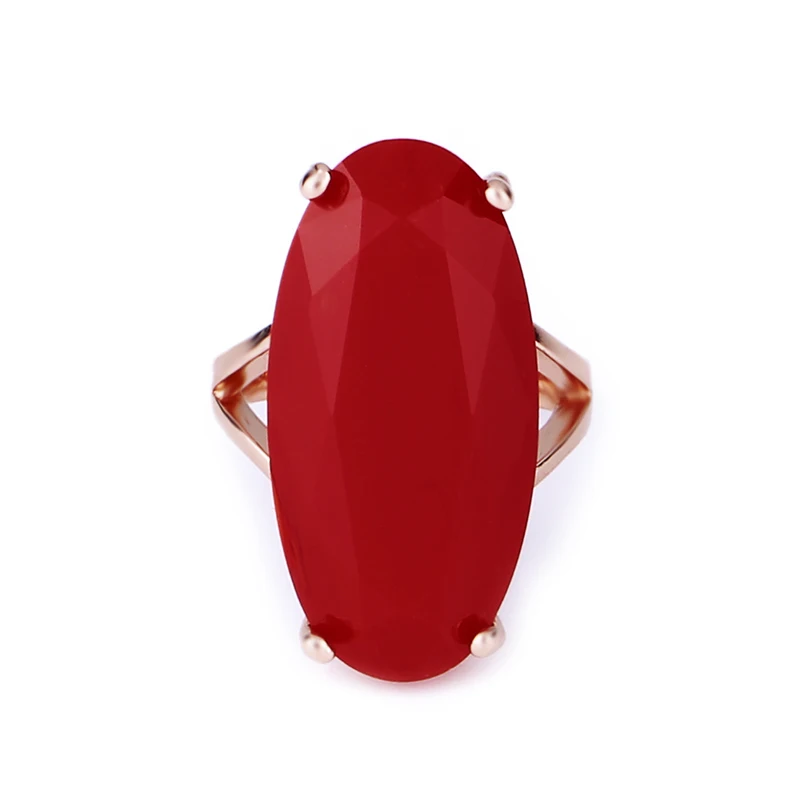OCESRIO, красный гранат, ювелирные наборы для женщин, вечерние, большой красный гранат, камень, кольцо, серьги-гвоздики с камнями, винтажный ювелирный набор, rig-e66