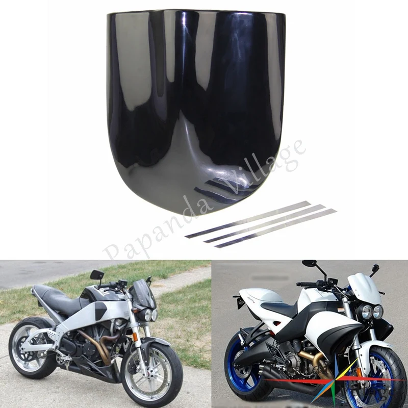 

Papanda Motorcycle Universal Black Windshield Style Fly Windscreen for XB9S XB9SX XB12S Streetfighter Wind Deflects