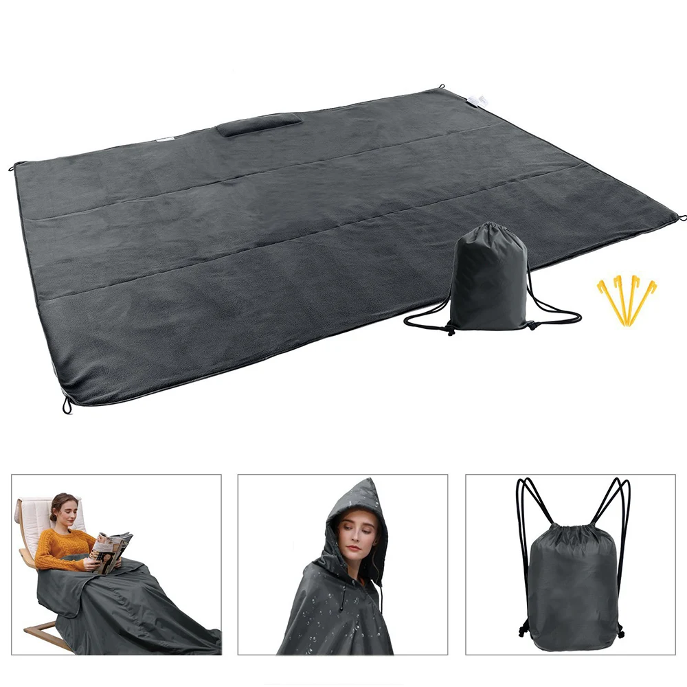 

Waterproof Blanket Warm Fleece Great Outdoor Camping Mat for Camping Beach Picnic Use Large All Weather Waterproof Blanket Mats