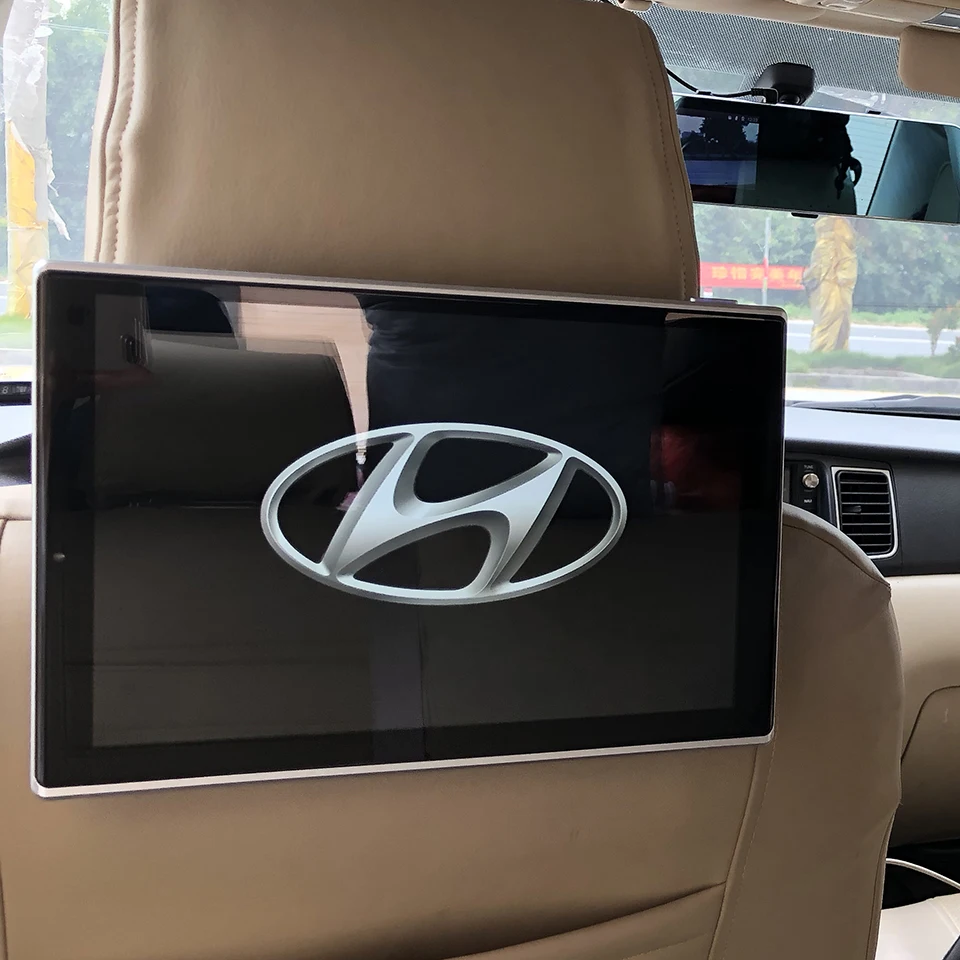 

2PCS 11.8 Inch Car Headrest DVD Player 1920*1280 LCD Android 6.0 System Display Screen Head Rest TV Monitor For Hyundai Santa Fe