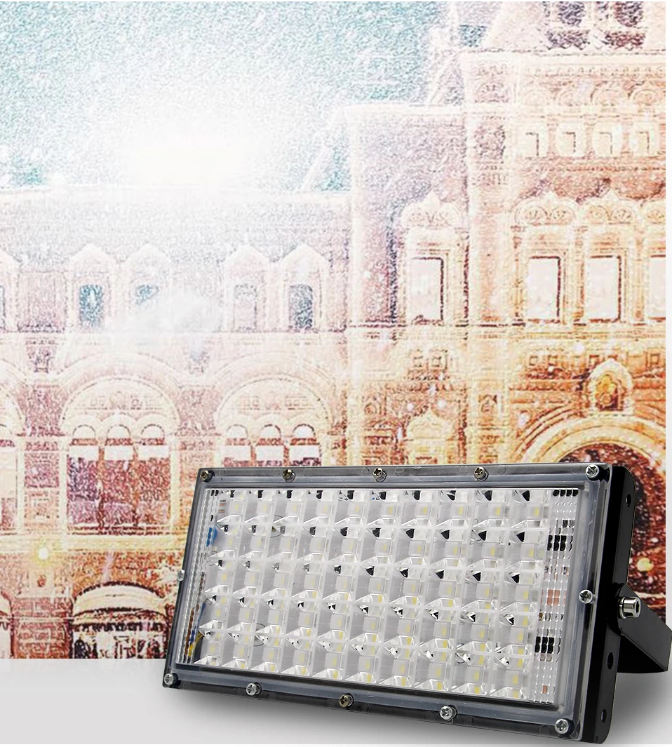 Outdoor-IP66-Waterproof-Outdoor-Lighting-50W-Ultra-bright-LED-Flood-Light-DIY-Combination-LED-Projector-Garden-Street-Lamp5