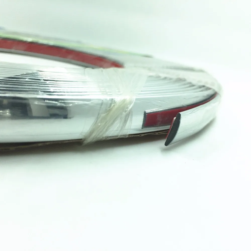 Car Silver Chrome Molding Trim Strip 15meters*20mm For Window Grille