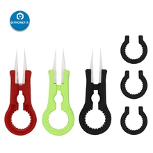 PHONEFIX керамический промышленный Пинцет для атомайзер для электронных сигарет DIY ручной инструмент керамические щипцы тепло устойчивый пинцет