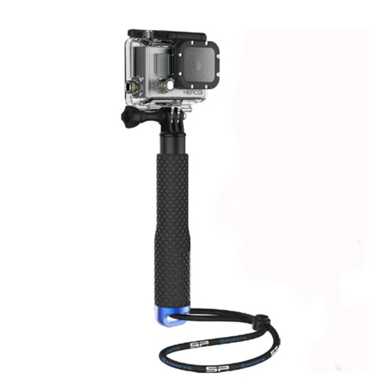 Алюминиевый раздвижной монопод Go Pro телескопический ручной с адаптером для GoPro Hero