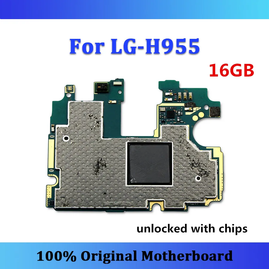 

H955 mother board unlocked for LG G Flex 2 motherboard H955 16gb with full chips logic board Android Updated H955 mainboard card