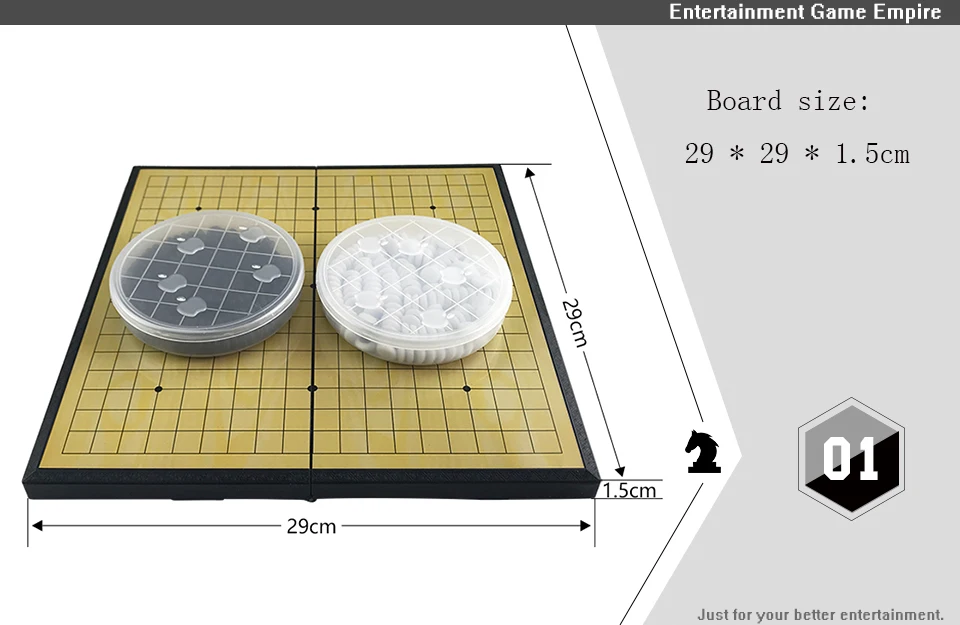 Yernea игровой набор Go магнитные шахматы Gobang магнитный складной портативный учебный класс с просветлением шахматная доска игровой набор