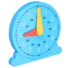 1 PC Adjustable Time Clock Children Learning Toy Teaching Number Kids Time Educational Toys Gift New kids children tablet educational learning toys gift for girls boys baby learning machine educational teach toy pad mini pc