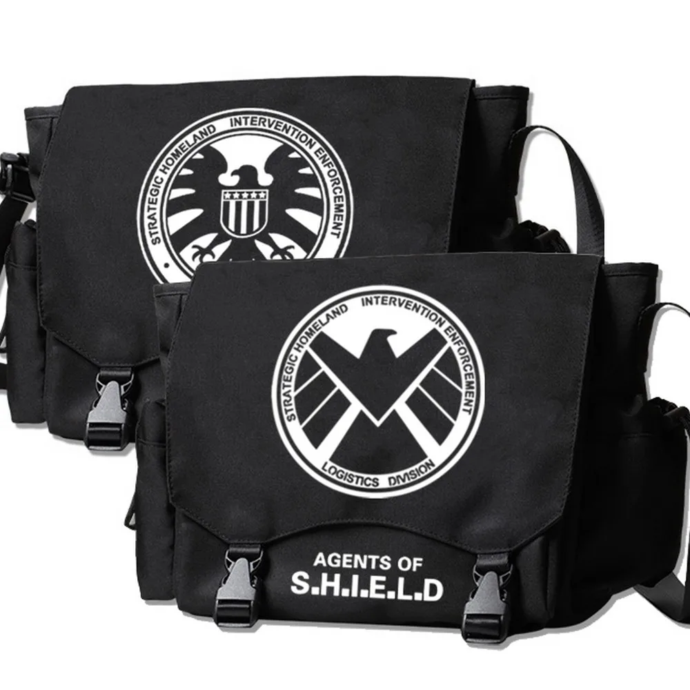 

MeanCat Agents of SHIELD Collection Messenger Bag Marvel's Agents of S.H.I.E.L.D Single Shoulder Bag The Avenger Sling Schoolbag