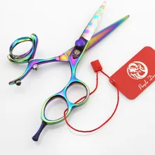 620#5," " бренд фиолетовый дракон высшего класса Парикмахерские ножницы JP 440C 62HRC Профессиональные Парикмахерские ножницы для стрижки волос