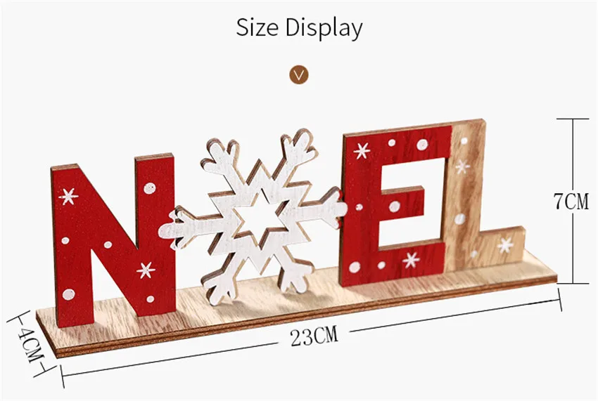 Деревянные рождественские/Снежные поделки, рождественские украшения для дома, рождественские украшения, детский подарок, украшения для рождественской вечеринки