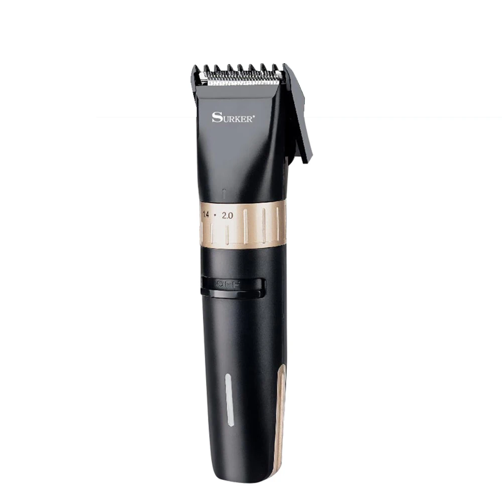 

SURKER Rechargeable Electric Professional Hair Clipper Third Gear Fine-Tuning Adult Universal Hair Trimmer Hair Cutting Machine