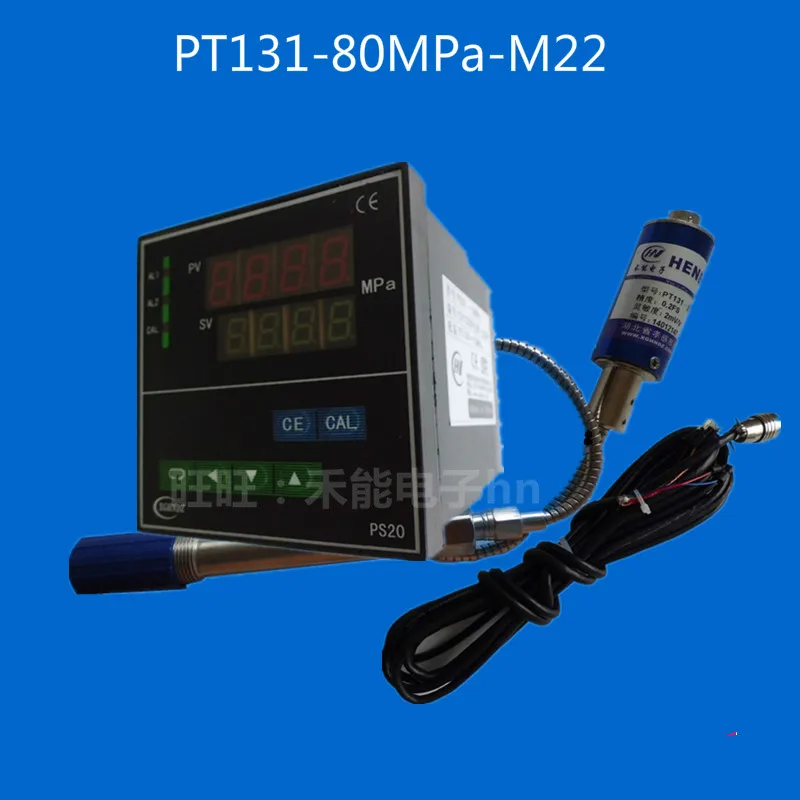 Высокотемпературный термоплавкий двойной датчик температуры и давления, PT131-80MPa-M22+ инструмент давления