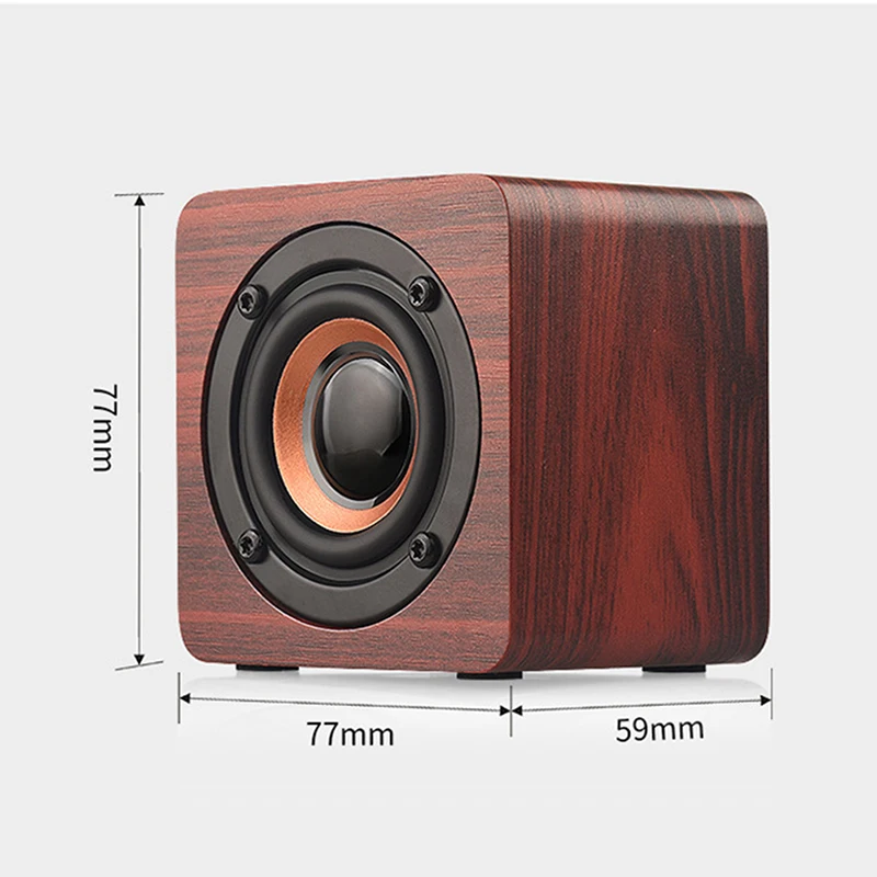 Bluetooth Колонка портативная деревянная Беспроводная с поддержкой Hi Fi|Портативные