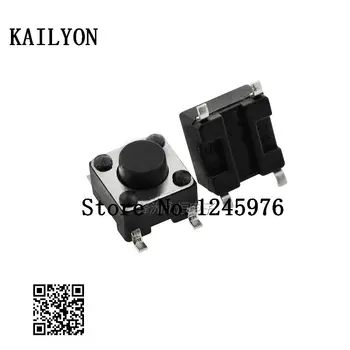 

Free Shipping 1000pcs Push Button Switch SMD switch touch 6*6*5 four surface mount key temperature resistant environment 6X6X5
