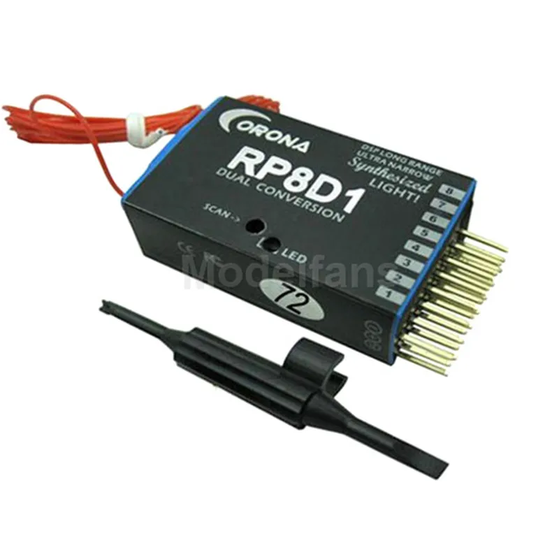 

Tarot-RC Corona RP8D1 8ch 72MHz Dual Conversion Receiver for Futaba