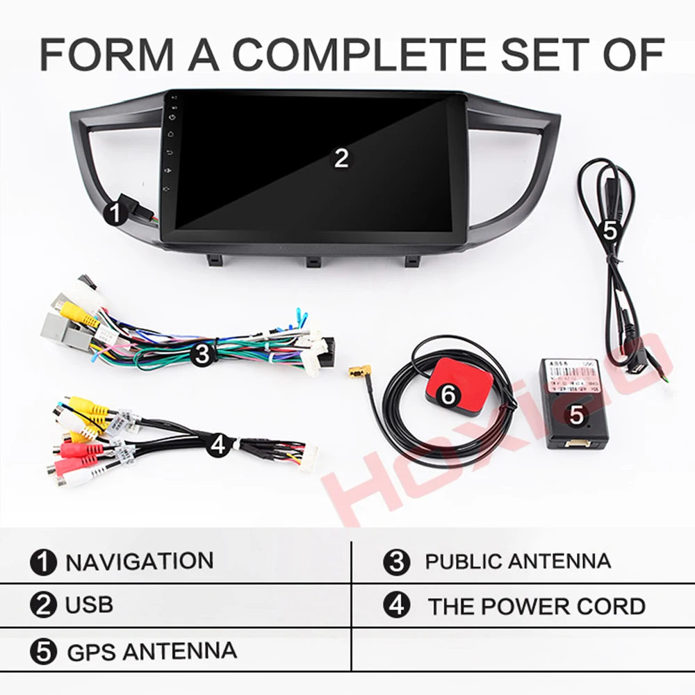 Discount Android Car Radio for Honda CRV CR-V 2012-2015 10 inch Quad Core wifi Bluetooth video audio Multimedia 2 din car dvd player 5