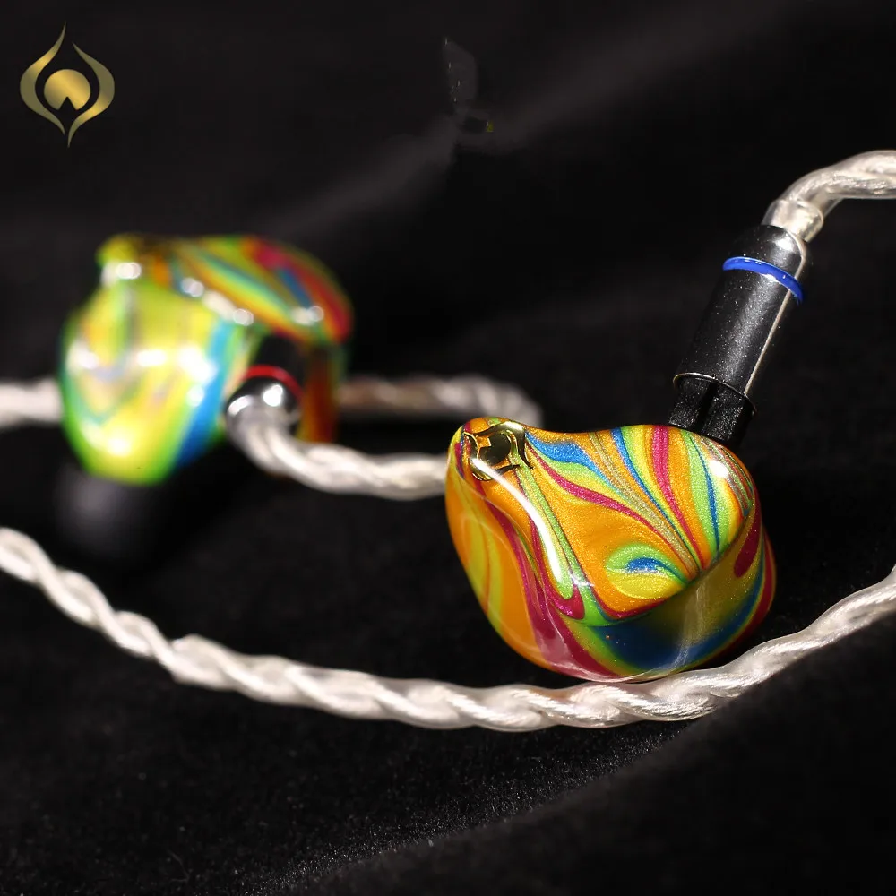 Peaccockaudio P1 7 мм полночастотные разноцветные динамические наушники вкладыши Hi Fi