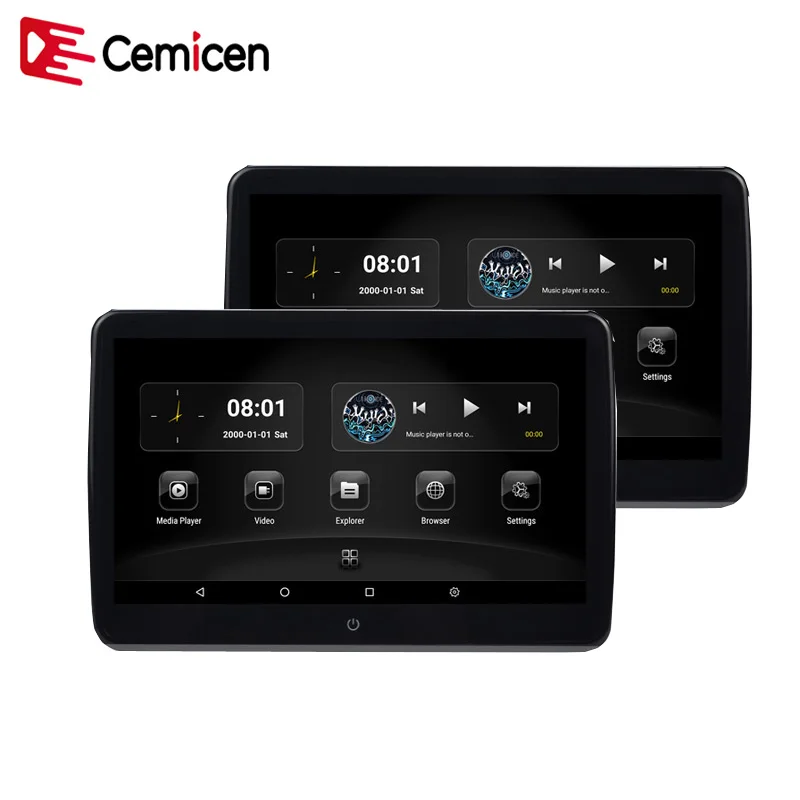 Cemicen 2PCS 10 6 Inch Android 6 0 1920 1080 HD 1080P Capacity Touch Screen Car