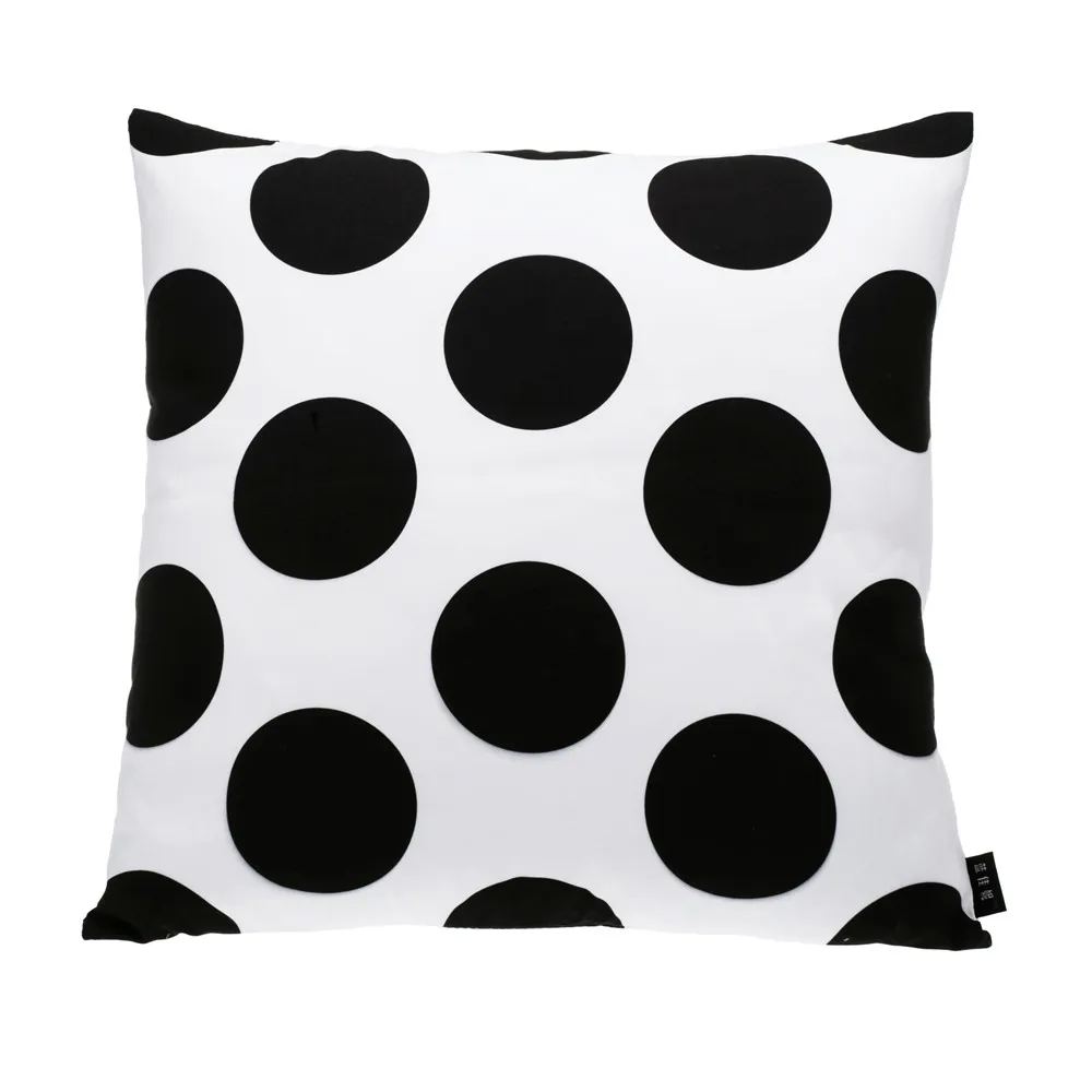Black and White Dot Cushion Covers Modern Pillow Covers Geometric