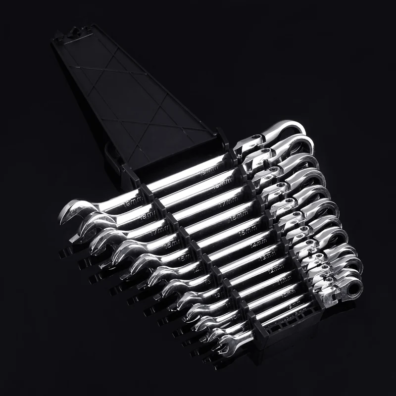 

2 PCS /8-19MM Socket Tool Key Wrench Combination Professional Universal Tiger Wrench Tool Tablet Machine Mold Belt Wrench Tool