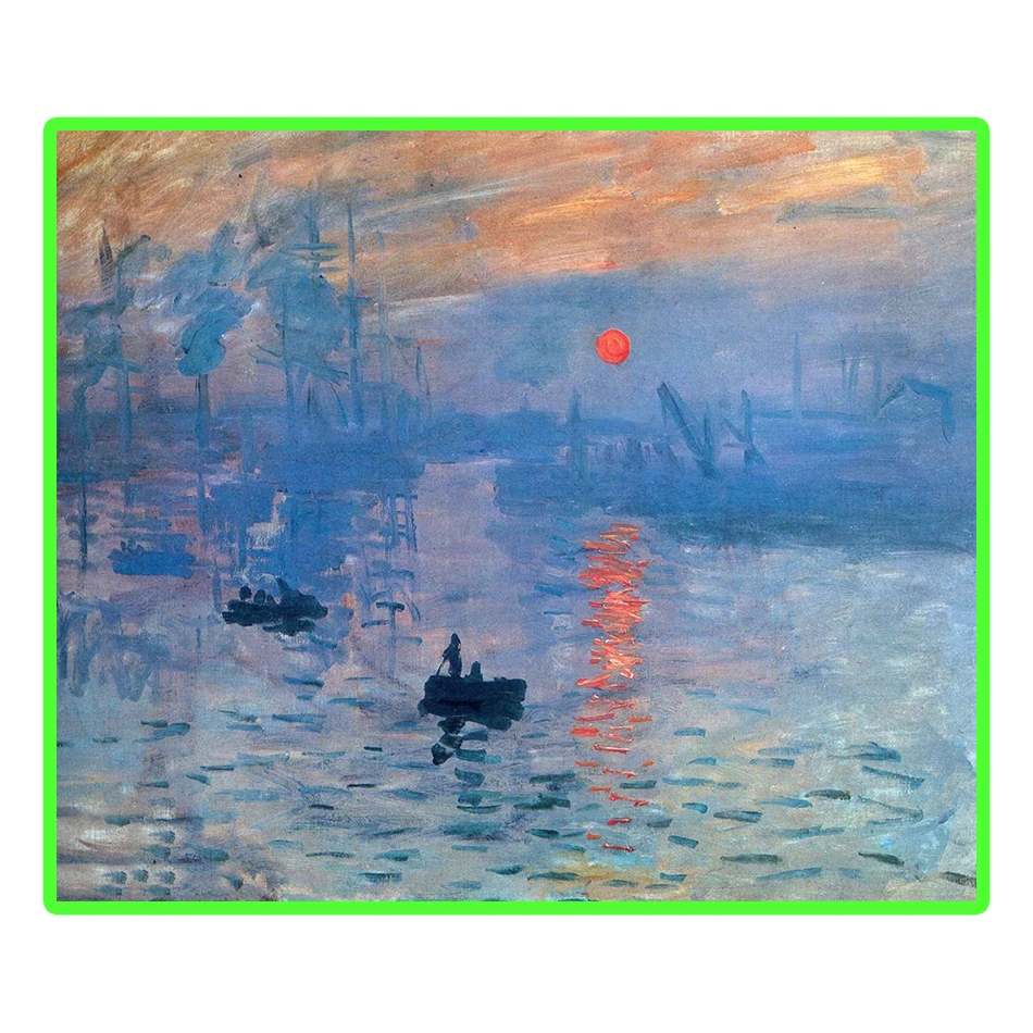 Картина с алмазной вышивкой Impression Sunrise от известного художника Клода монета
