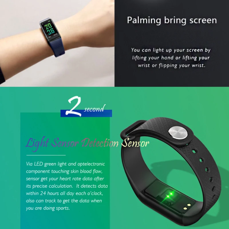 Chiclits Smart Band Wristband B25 0.96 IPS Color Screen Blood Oxygen Pressure Measurement Heart Rate Monitor New Smart Watch (15)