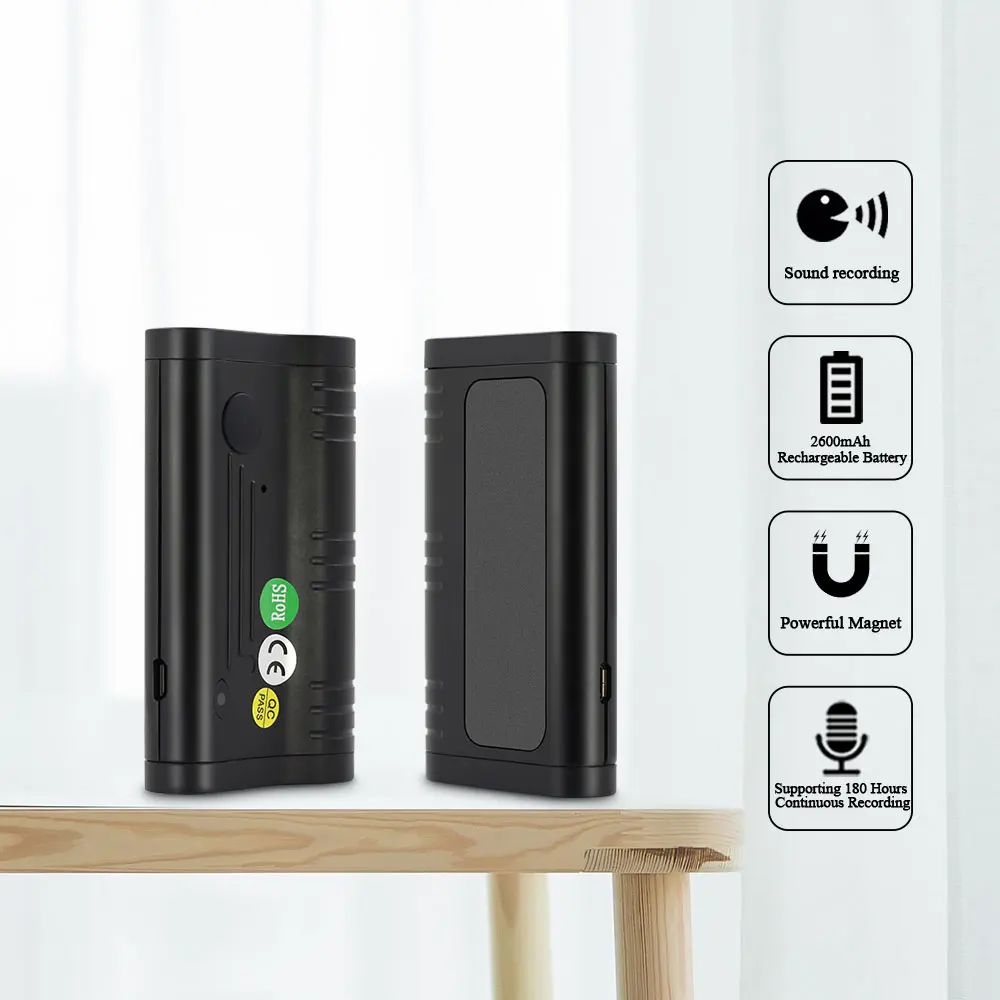 Powerful Magnetic Dictaphone Voice Recorder 180