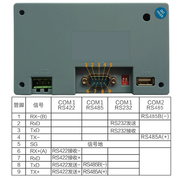 Интерфейс человека-машины сенсорный экран plc Промышленный экран управления 4,3-дюймовый дисплей промышленной конфигурации