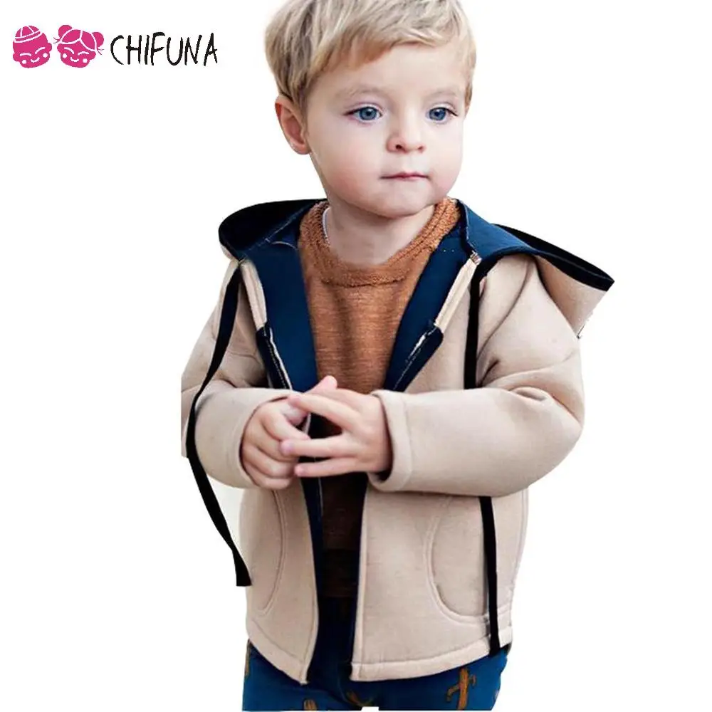 New Fashion 2017 Baby Boys Outerwear & Coats 3D Style Cute Cartoon Ears