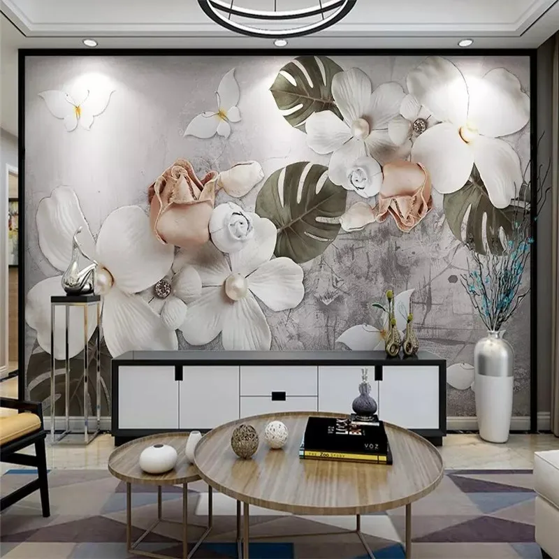 Professionally made murals on the background of creative jewelry walls. Factory wholesale wallpaper mural custom photo wall Professionally made murals on the background of creative jewelry walls. Factory wholesale wallpaper mural custom photo wall