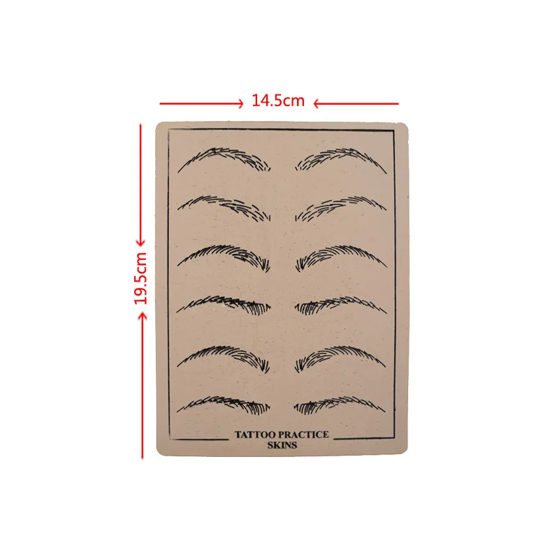 Tattoo Practice Skin 3D Cosmetic Permanent Makeup Eyebrow Eye Practice Skin