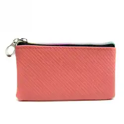 Мужской бумажник Для женщин Для мужчин портмоне клатч на молнии кожаный небольшое изменение Макияж сумка держатель для карт кошелек
