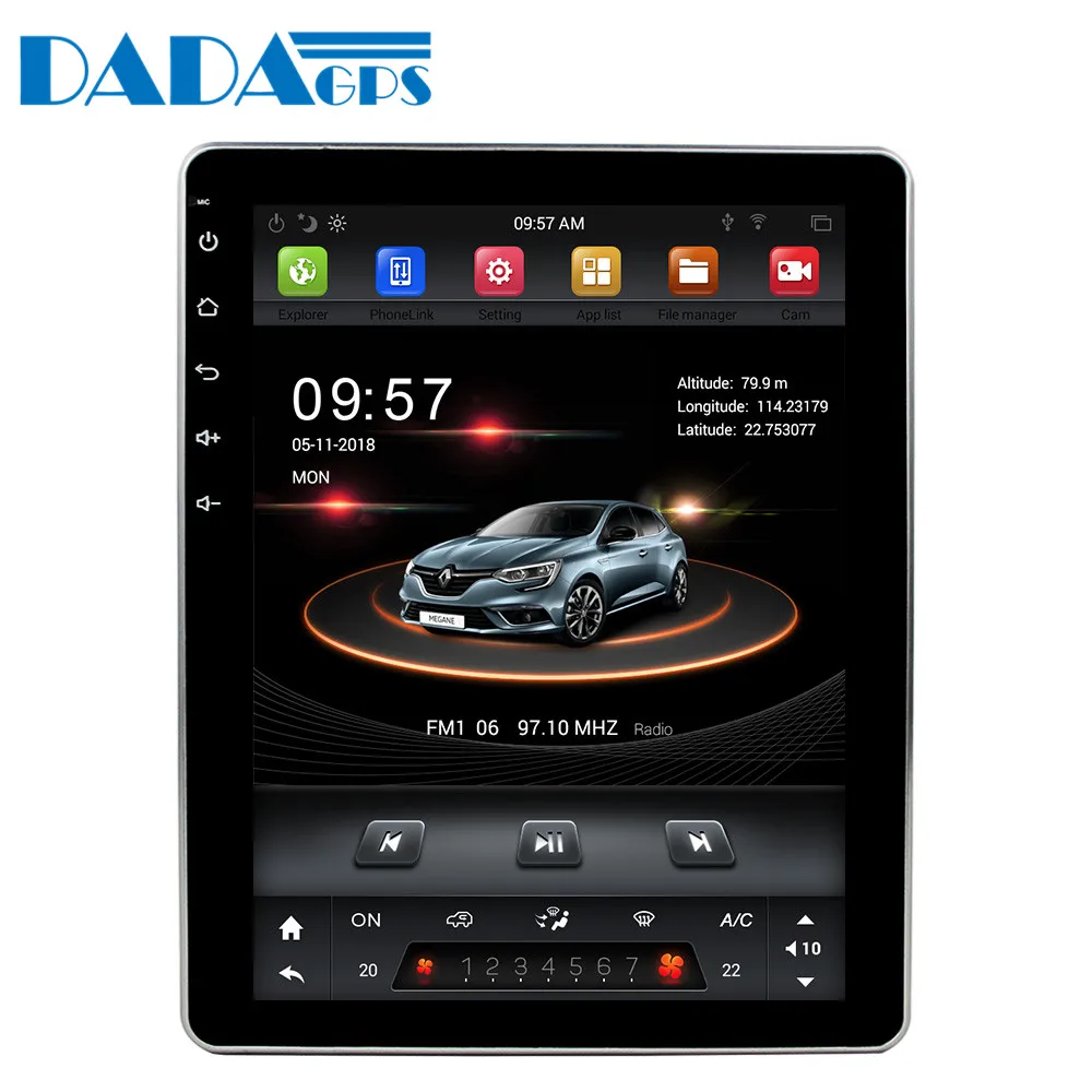 Cheap universal car multimedia radio Tesla style Android 8.1 4+32GB For Toyota / Nissan / Nissan / Hyundai GPS Navigation Head unit 18