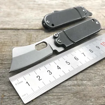 

LDT Bean Mni Folding Knife 7Cr18Mov Blade Steel Handle Knives Tactical Hunting Survival Camping Outdoor Pocket Knife EDC Tools