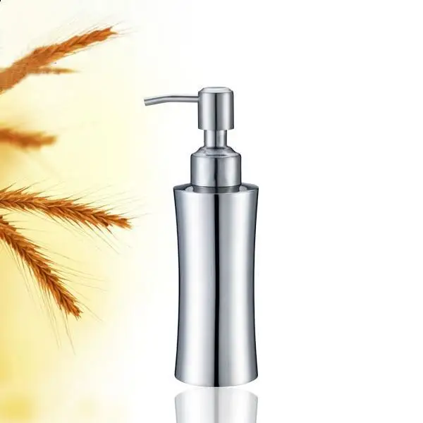 350ml Stainless steel foam soap dispenser empty lotion bottle thin