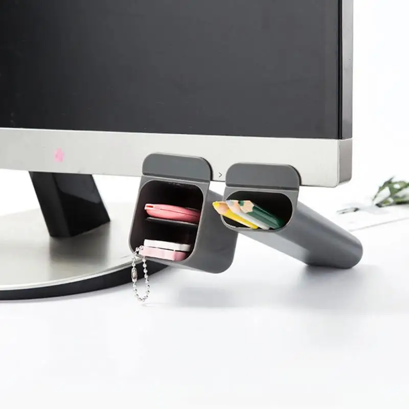 

Multi-function Desk Stationery Organizer Pen Pencil Holder Storage Box Case Container black color