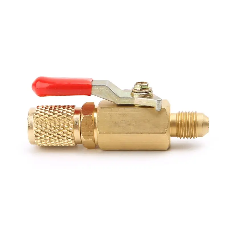 1 шт. R134A запорный шаровой клапан Кондиционер холодильные инструменты 1/" для A/C HVAC зарядки шланги