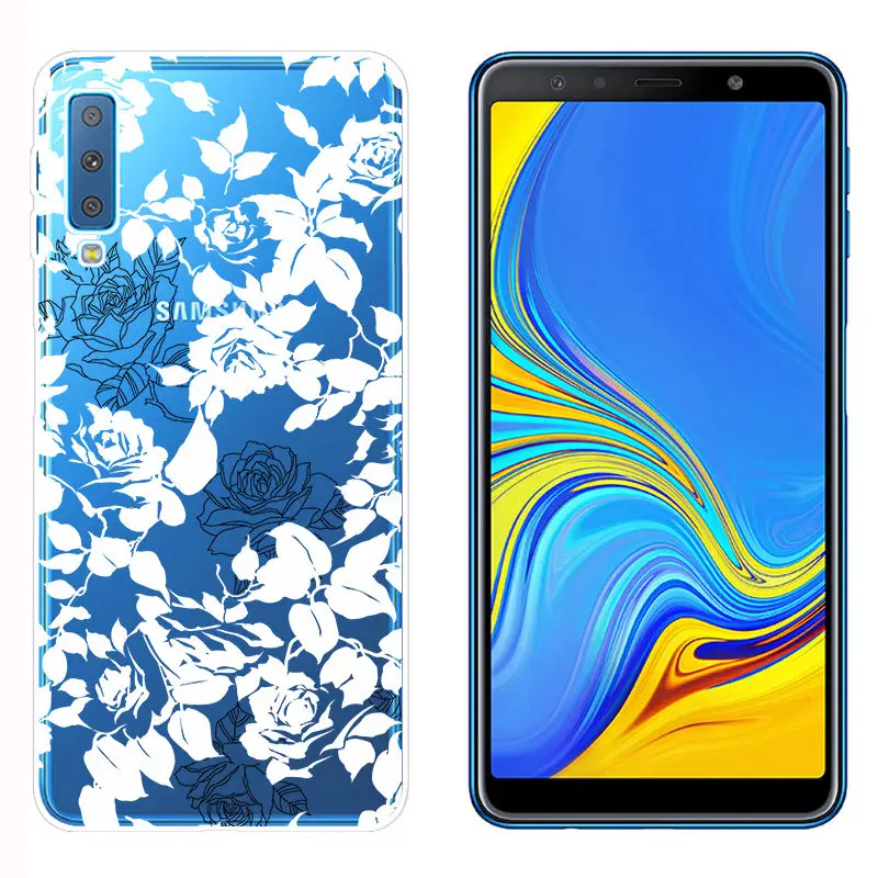 Soft TPU Fundas for Samsung A750 Smart Back Phone Cover for A6 A8 Plus 2018 Galaxy A9 2018 Clear Silicone Case for A520 A7 2018 (4)