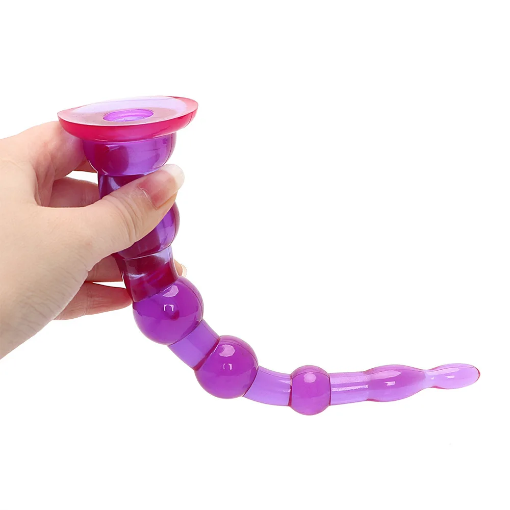 Dildo Anal Plug Double Head Butt Adult Sex Toys for Men Gay Big Pull Beads Silicone Prostate Massage |