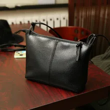 2016 New Fashion black Women messenger Bag Designer Handbags zipper Leather crossbody Handbags Women Famous Brands Shoulder Bag