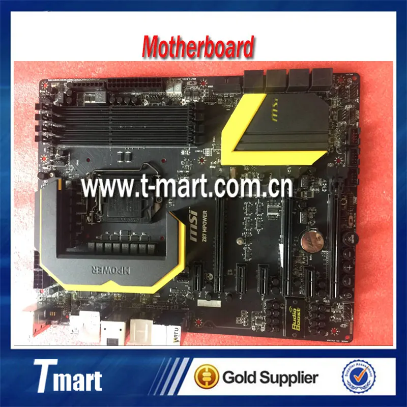 100% Working Desktop Motherboard MSI Z87 MPOWER MAX System Board Fully Tested And Perfect Quality g31 775 ddr2 integrated board 945g 100% tested perfect quality