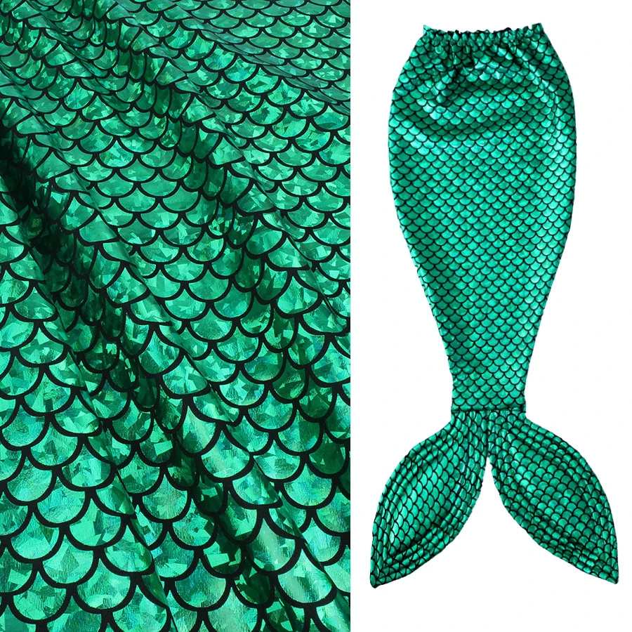 1 ヤードグリーンスケールマーメイド生地ホログラムスパンデックス 2 ウェイストレッチ素材 90 センチ 150 センチ Stretch Fabric Mermaid Fabricfabric Fabric Aliexpress