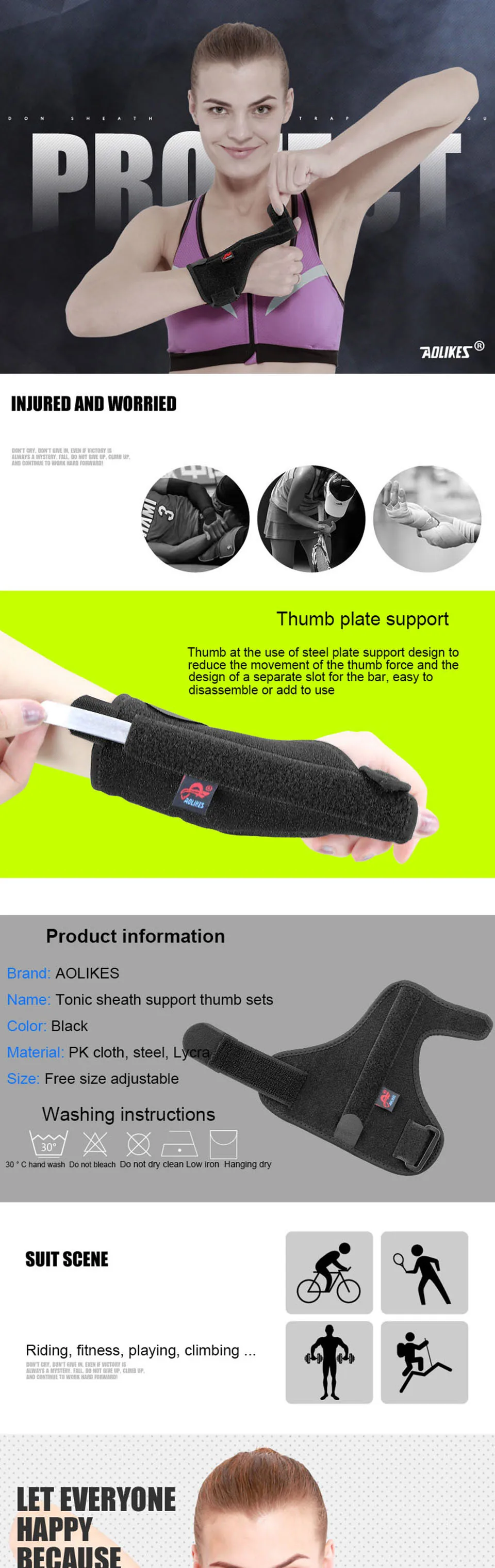 Aolikes 1 шт., поддерживающий бандаж для запястья, ортопедический карпальный тоннель, повязки на руки, поддерживающий фиксатор, полезная наружная шина, растяжение артрит