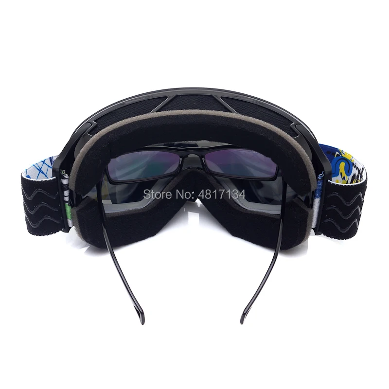 EU1038 Snow Goggles Blakc back