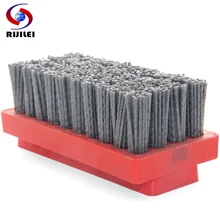 RIJILEI 10PCS/Set Fickert Abrasive Brush Diamond Antique Abrasive Brush for stone finishing Matte Polishing Brush Cleaning YG06 RIJILEI 10PCS/Set Fickert Abrasive Brush Diamond Antique Abrasive Brush for stone finishing Matte Polishing Brush Cleaning YG06