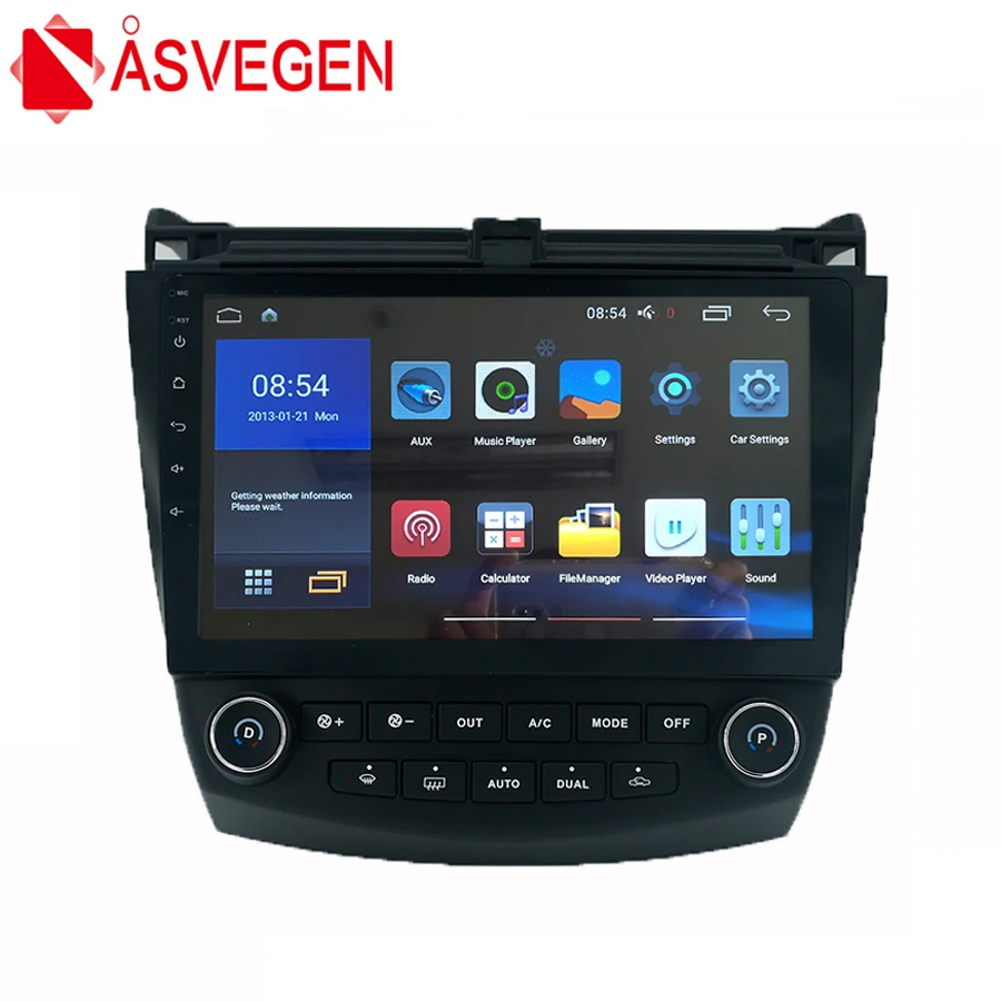 Flash Deal Asvegen Android 6.0 Quad Core 10.2 inch Car GPS Navigation Radio Bluetooth Multimedia Player For HONDA Accord 7 7th 2003-2007 0