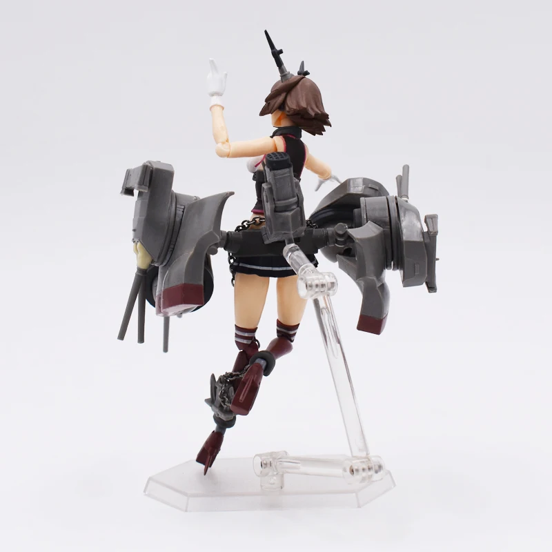 Anime Kantai Collection Mutsu Figma 242 PVC Action Figures Collectible Model Anime Toys Christmas Gifts 15cm  Free Shipping