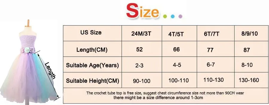 Baby Girl Flower Pony Unicorn Tutu Dress Extra Fluffy Kids Fairy Wedding Birthday Party Dresses with Hair Hoop for Cosplay (10)