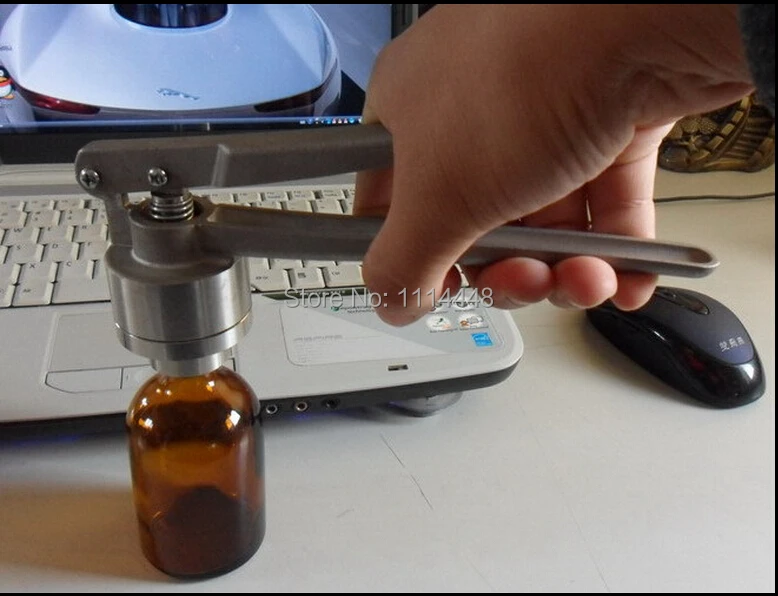 

15 мм нержавеющая сталь ручной укупорочный аппарат стеклянный флакон щипцы алюминий пластик фармацевтическая крышка щипцы