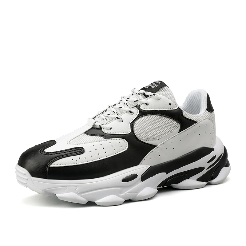 

Men Daddy Sports Sneakers Casual Shoes Colorful Running Sports Sneakers Outdoor Walking Shoes for Male Breathable Lace-up Shoes